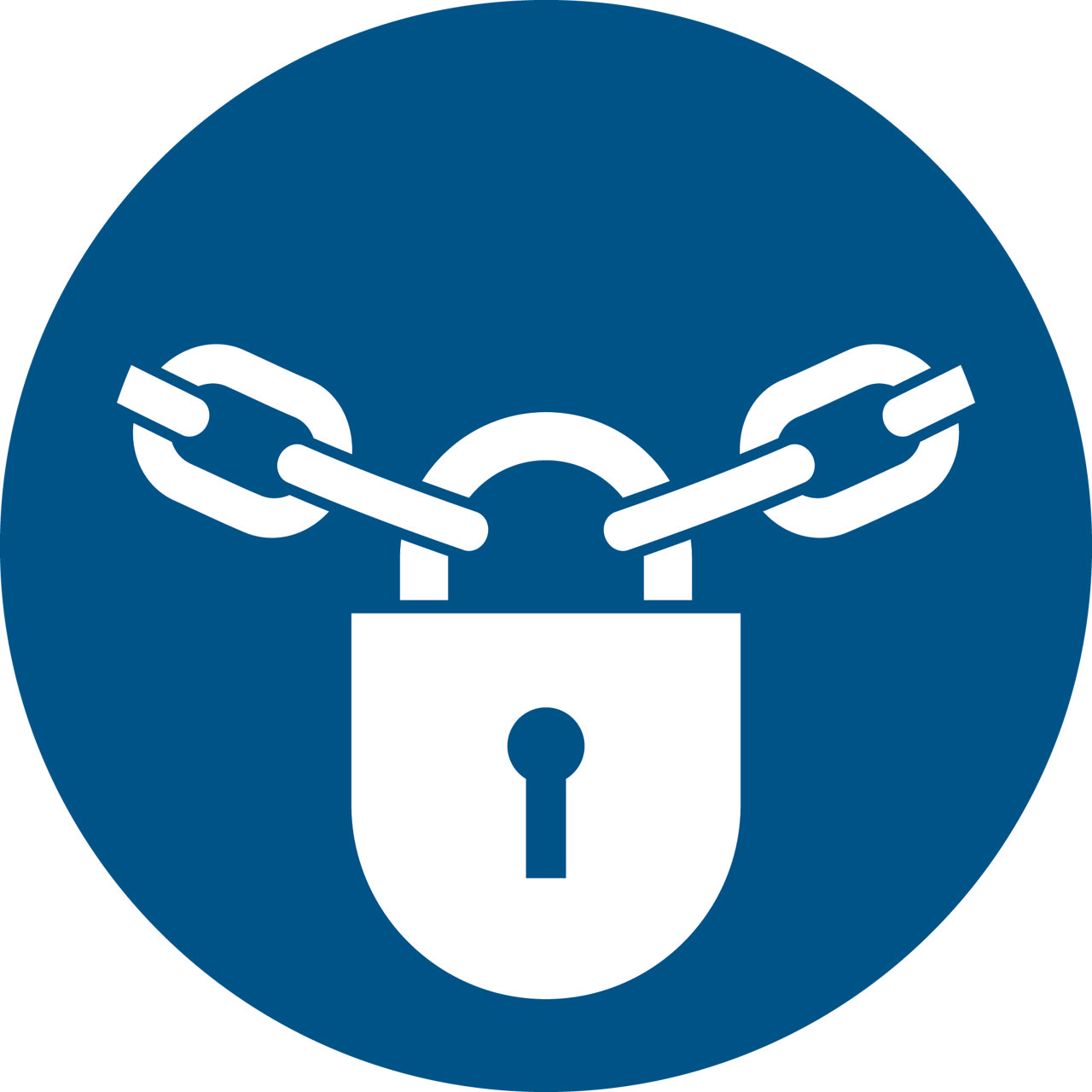 Turvallisuusmerkki Pidä Lukittuna, 100 mm