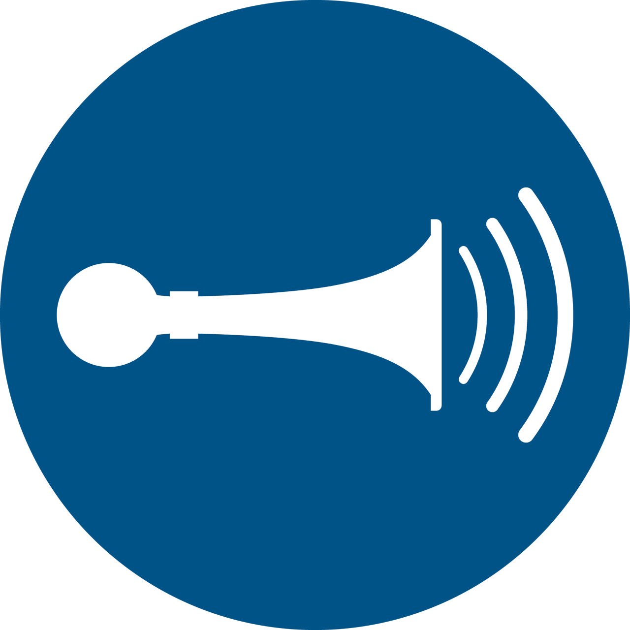 Turvallisuusmerkki Soita Torvea, 200 mm