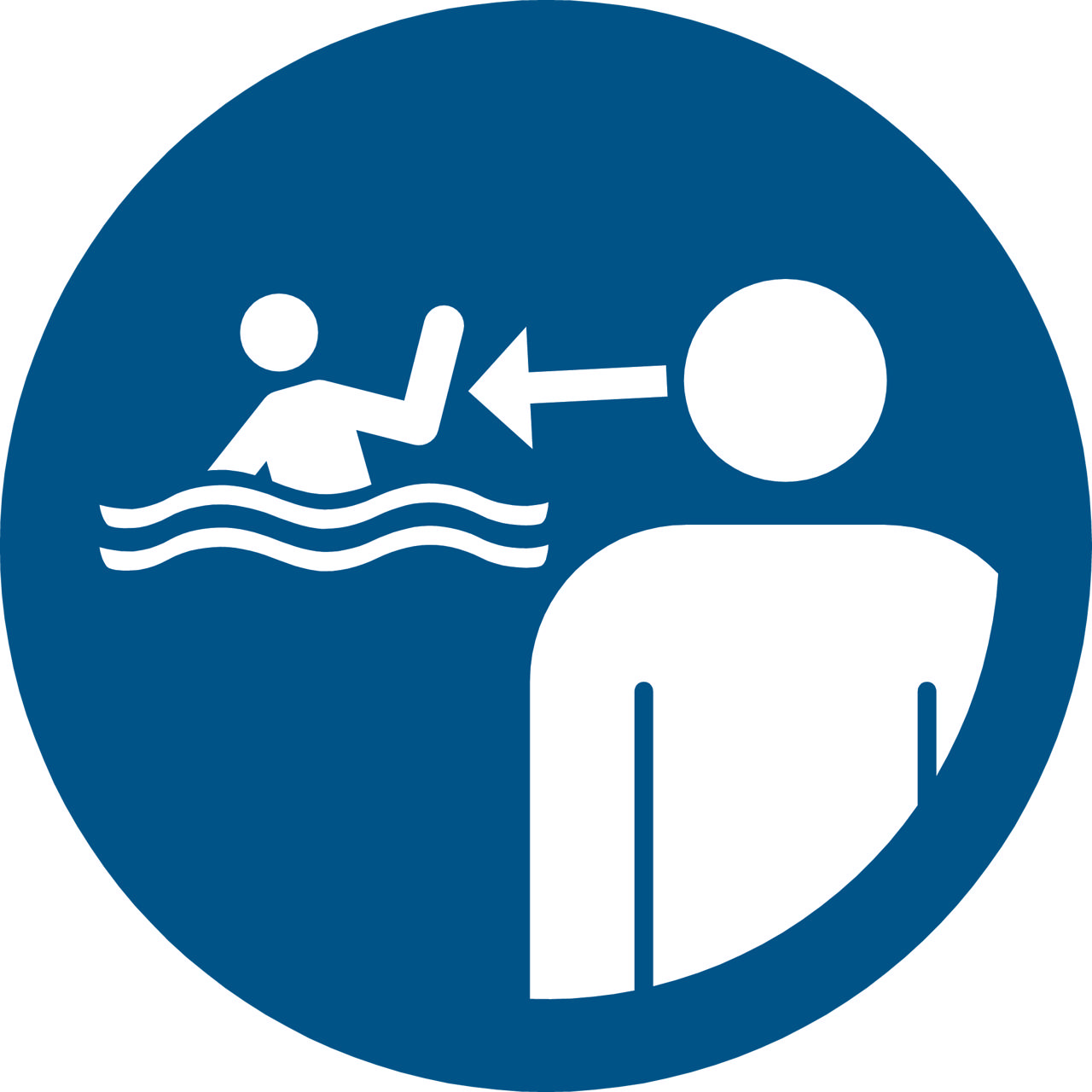 Safety Sign Keep Children Under Supervision in Aquatic Environment, 100 mm