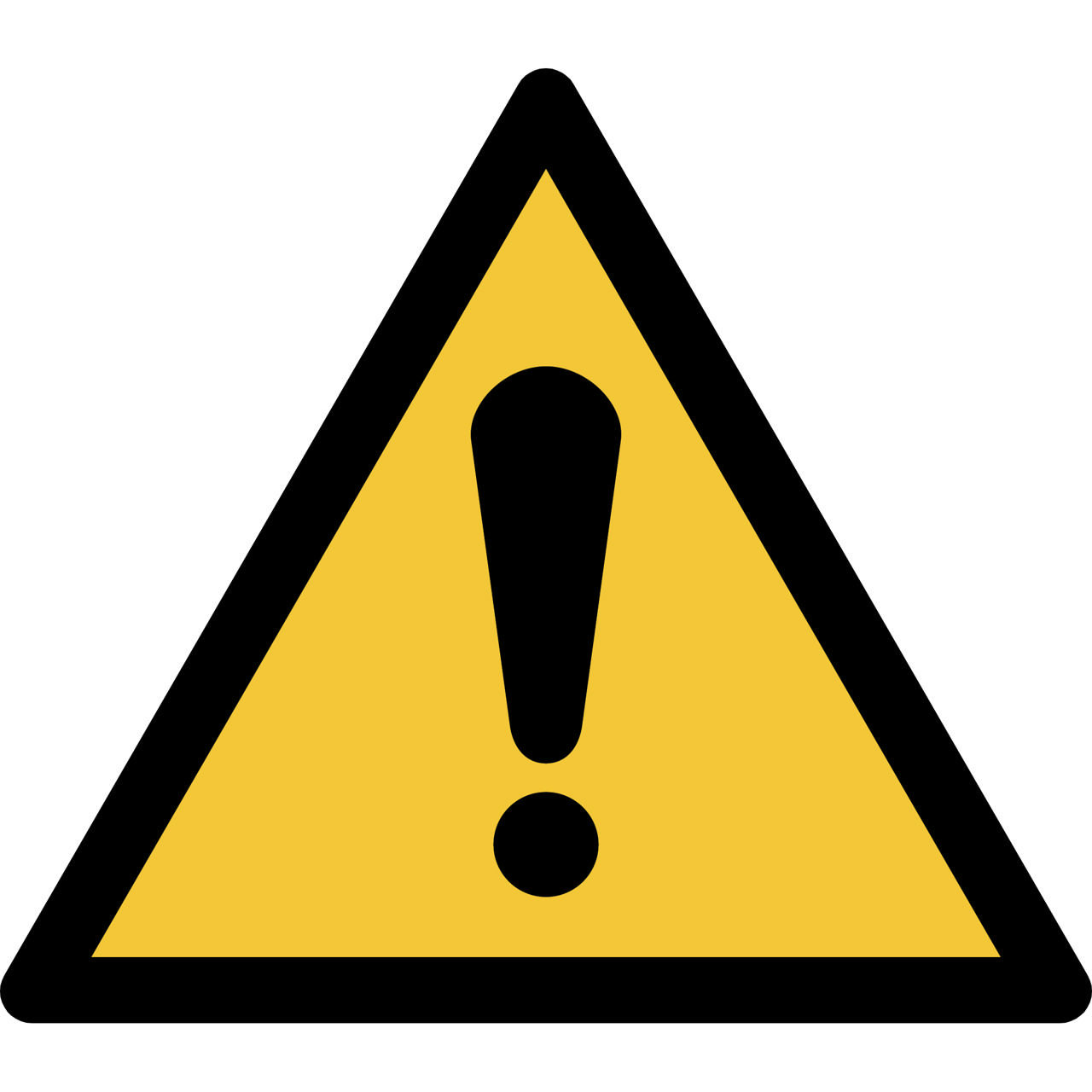 Safety Sign General Warning, 150 x 133 mm