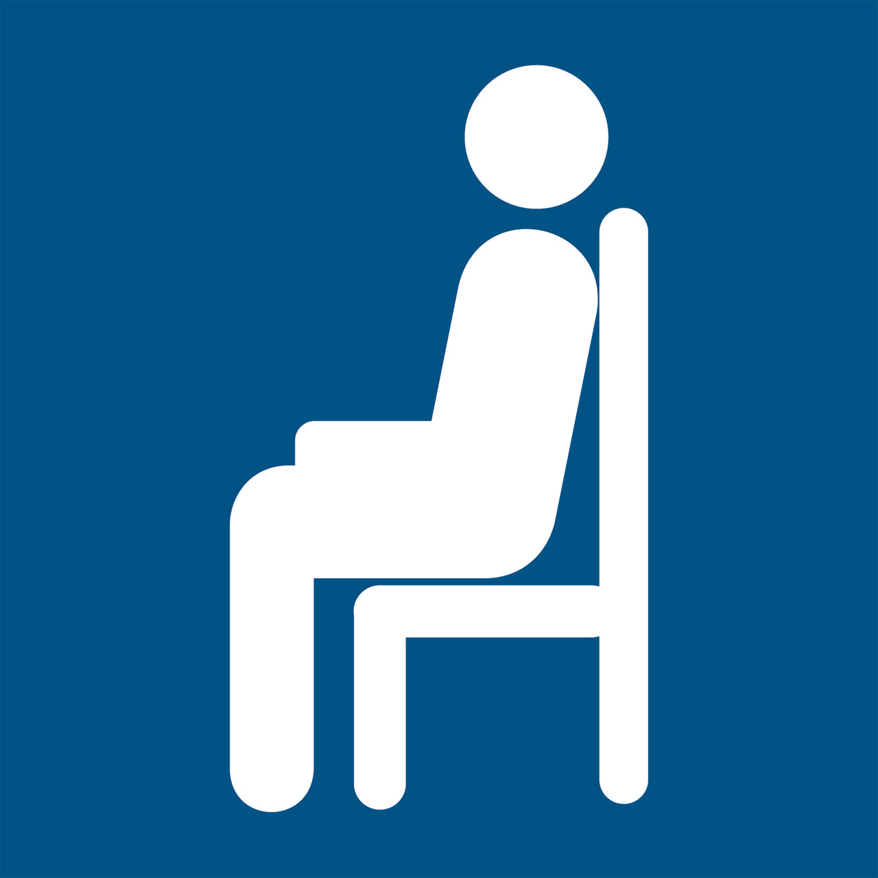 Odotushuoneen kyltti, 150 x 150 mm