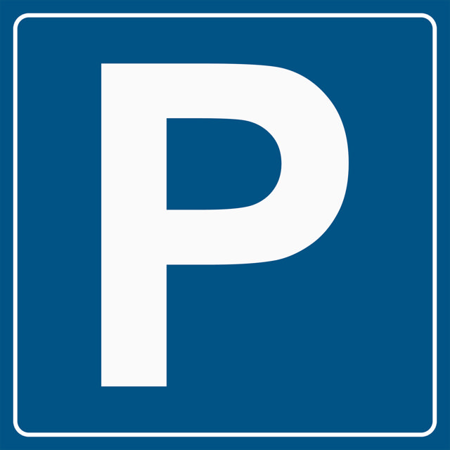 Pysäköintimerkki, 200 x 200 mm