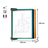 Tarifold Pro Wall Document Display System, A4, 10 Pockets