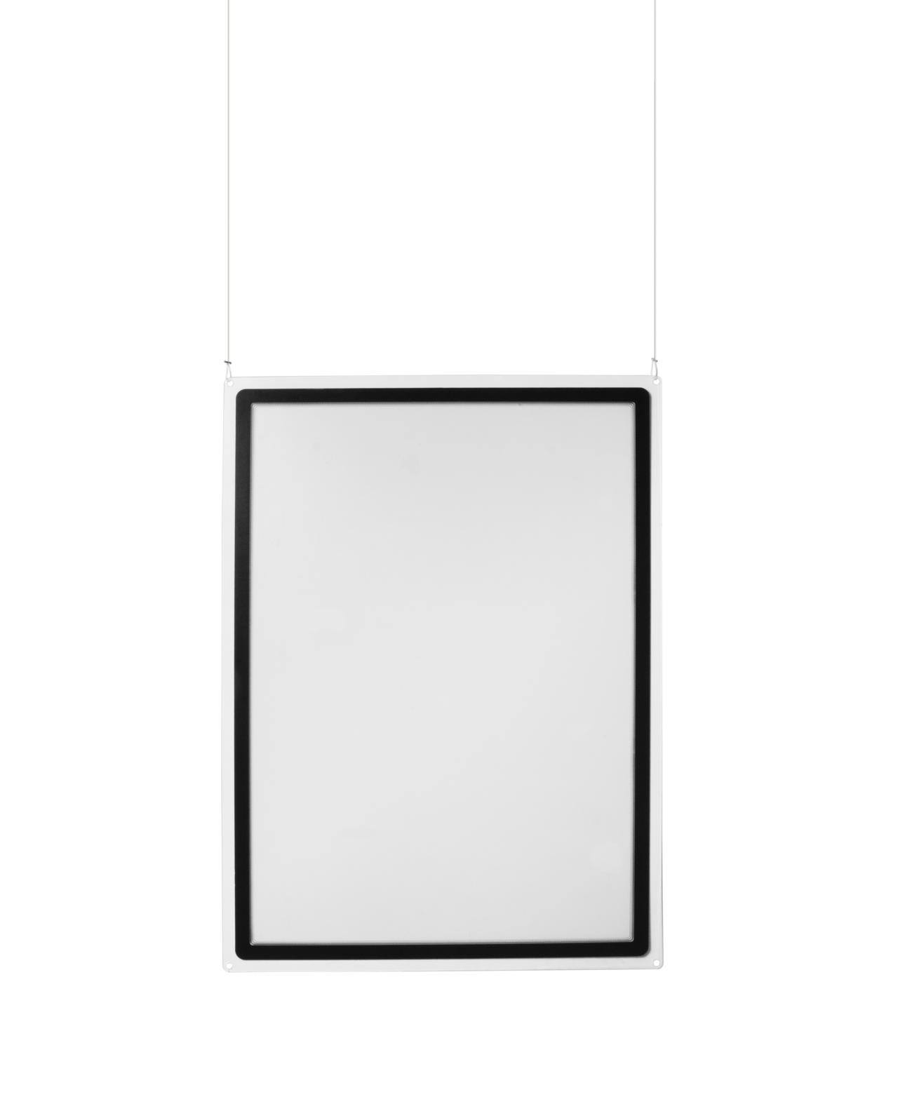 Hanging Acrylic Sign Holder with A1 Magneto Frame Display Pocket, Double-sided