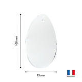 Muokattava akryylinen pääsiäismuna