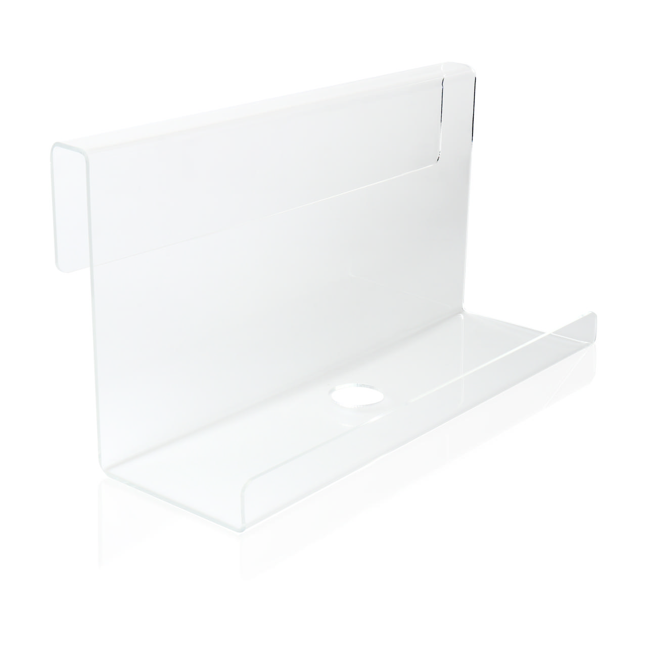 Hanging Acrylic Bedside shelf, Small