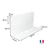 Ripustettava akryyli yöpöydän hylly, Pieni