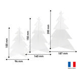 Akryyli joulupuu setti