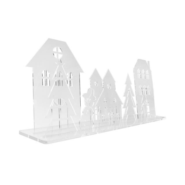 Akryylinen joulukylä