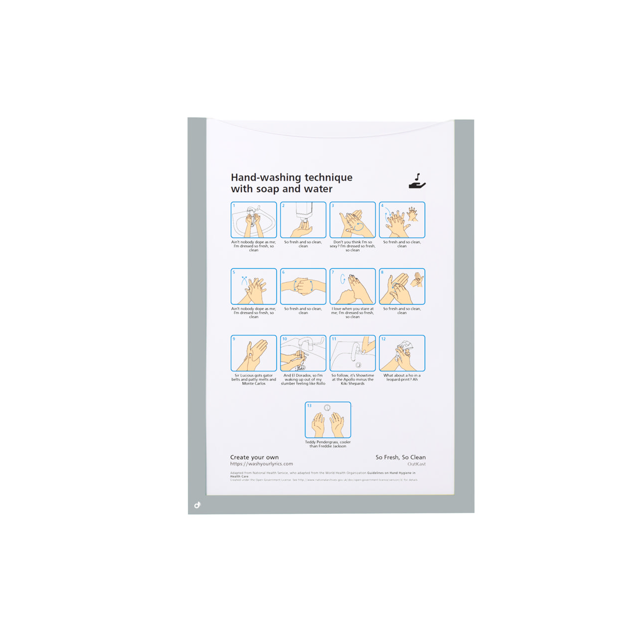 Magneettinen asiakirjakehys, A4