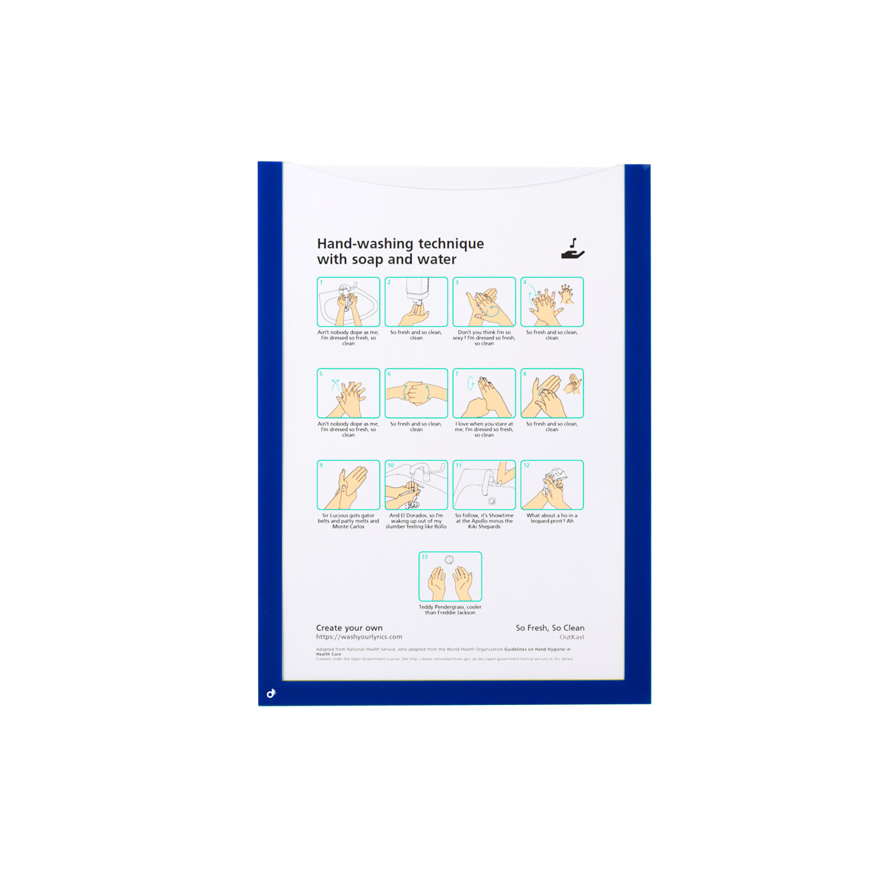 Magneettinen asiakirjakehys, A4