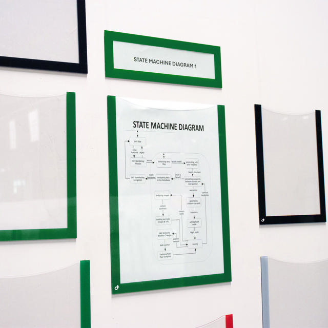 Magneettinen asiakirjakehys, A4