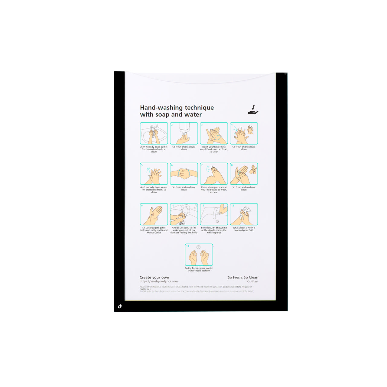 Magneettinen asiakirjakehys, A4