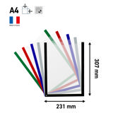 Magneettinen asiakirjakehys, A4