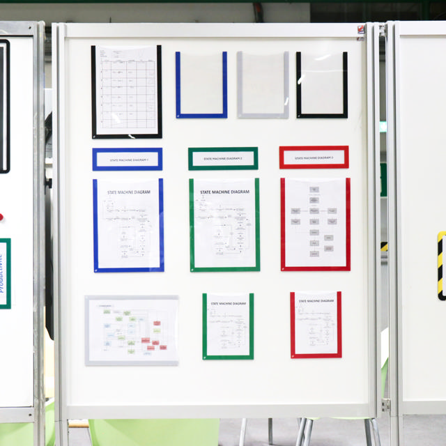 Magneettinen asiakirjakehys, A4