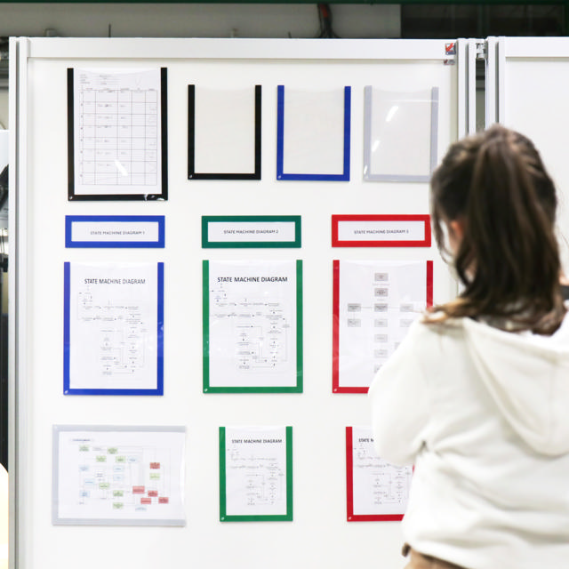 Magneettinen asiakirjakehys, A4