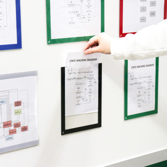 Magneettinen asiakirjakehys, A5