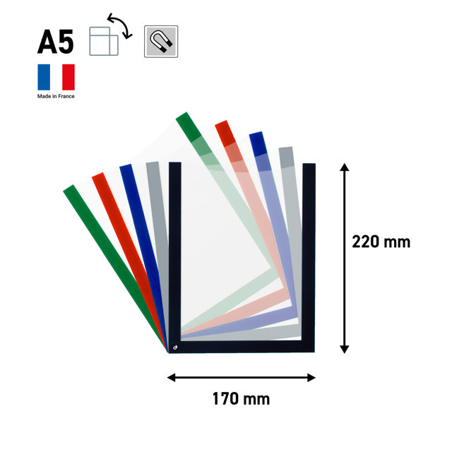Magneettinen asiakirjakehys, A5