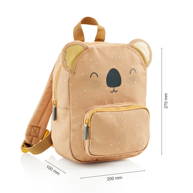 Mini-reppu, beige koala