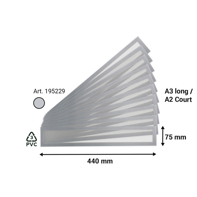 Magneto Pro magneettiset otsikot, A3 pitkä / A2 lyhyt